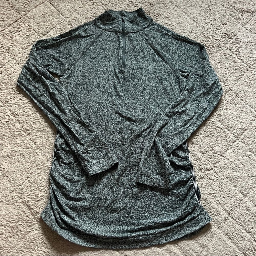 Athleta Quarterzip Top Athleisure‎ Workout Gym Sporty Yoga Pilates Running Sz S